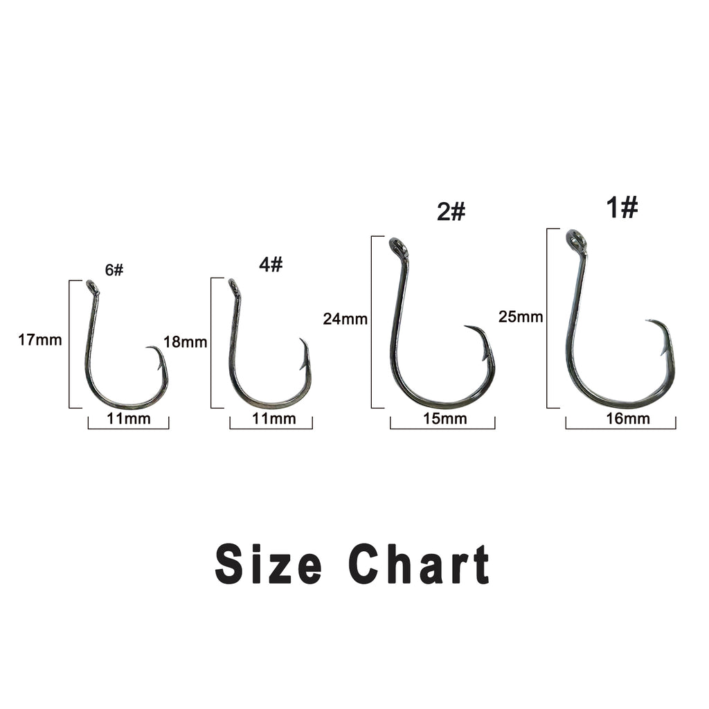 australian fishing hook sizes GRFIT Hooks Fishing Hooks 12 for Different Sea and Freshwater Fish Gear Accessories Lure Universal Carp Fishing-Hook Tackle Fish Hooks (Size : Size12 x 6 pcs) : Sports & Outdoors carbon steel construction MASTERPRO 400pcs Fishing Octopus Circle