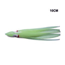 5 x Octopus Squid Skirt Trolling Jig Lure 10cm Fishing Tackle lumo - Bait Tackle Direct