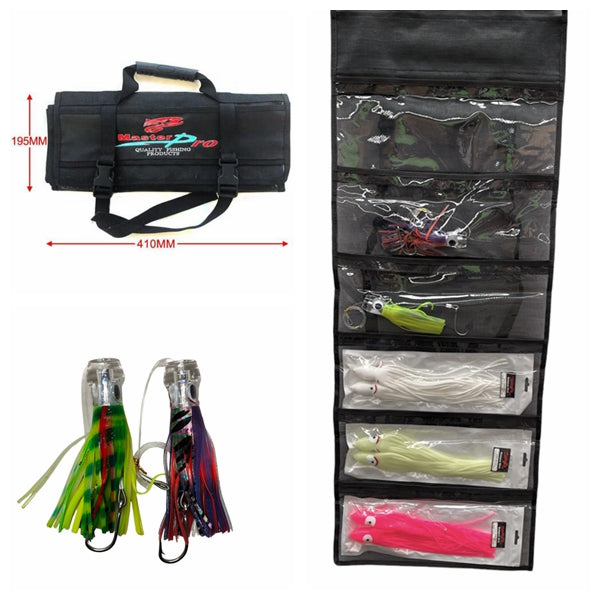 Large lure roll+Assorted Skirts Bundle