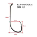 100 x 3/0Chemically Sharpened Baitholder Hooks Fishing Tackle - Bait Tackle Direct