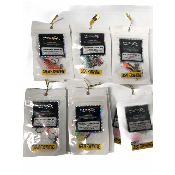 Wholesale 30 x Custom Designed Whiting Rigs 6 Different Colours In Size 2#, Fishing Tackle - Bait Tackle Direct