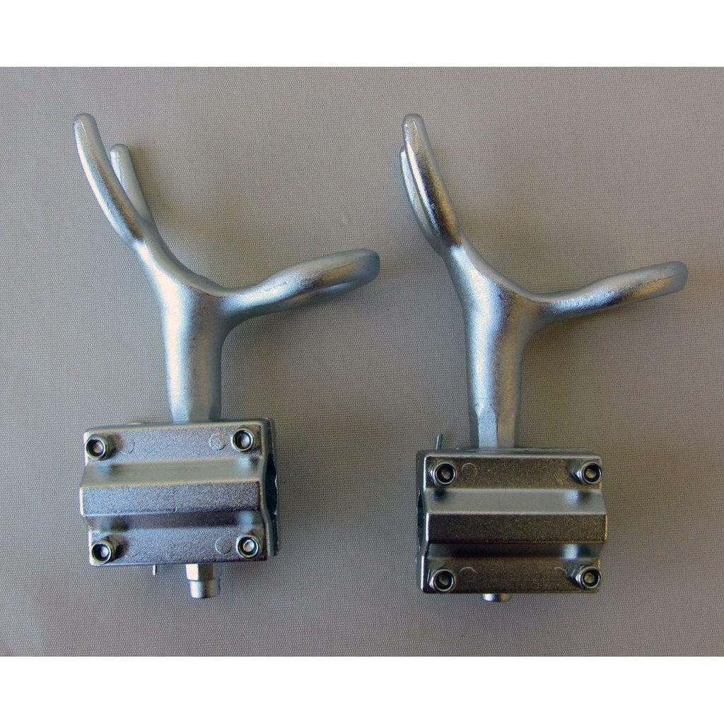 2x Stainless Steel Rod Holder Adjustable Clamp On Big Game Fishing Boat  Parts