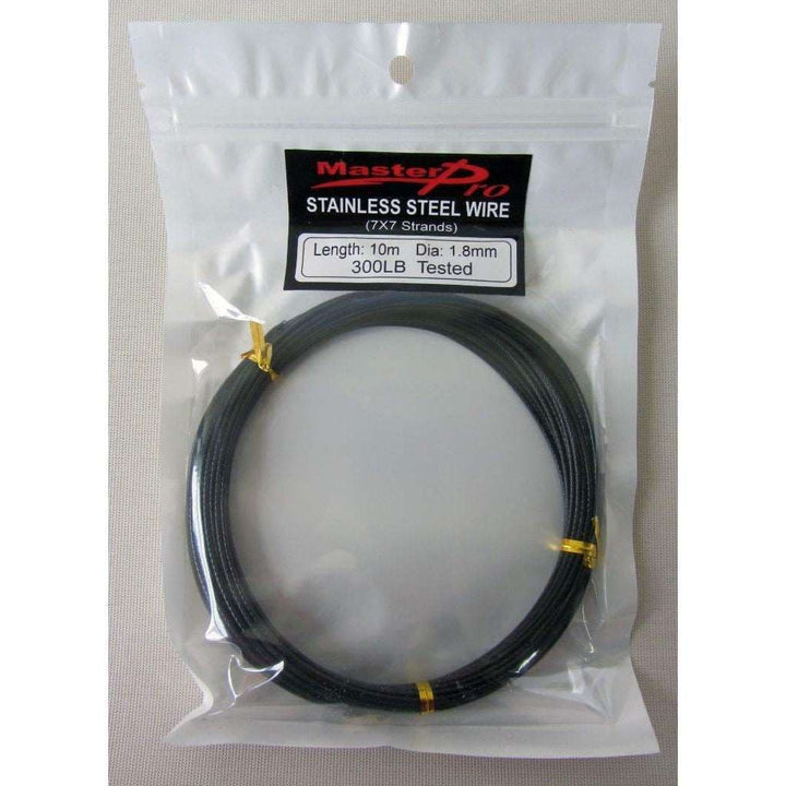 10m,Nylon Coated Stainless Steel Wire 300lb 7x7 Strands Fishing Tackle