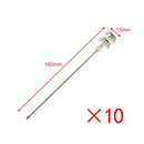 10 Metal Squid Jigs Dual Hook Valued Pack Discount, Special Offer - Bait Tackle Direct