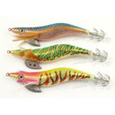 3 X High Quality Fishing Squid Jigs Size 2.5 On Different Colours, Fishing LureB - Bait Tackle Direct