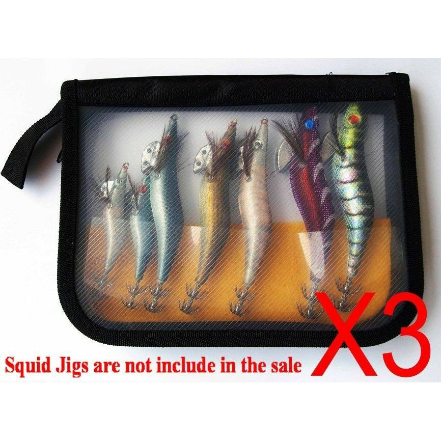 3 X Squid Jig Nylon Bags Fishing Tackle