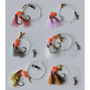 6 x Custom Designed Whiting Rigs 6 Different Colours In Size 4