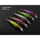 5 x High Quality Minnow Lures 9cm 7g Barra,Jacks,Mackerel,Fishing Tackle A - Bait Tackle Direct