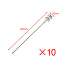 10 Metal Squid Jigs Dual Hook Valued Pack Discount, Special Offer - Bait Tackle Direct