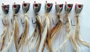 8 X New Generation Quality Fishing Surf Poppers Fishing Lure Silver Colour - Bait Tackle Direct