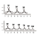 60 X CrossLine (3 Way) Swivel in Size 6