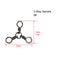 60 X CrossLine (3 Way) Swivel in Size 5# Fishing Tackle - Bait Tackle Direct