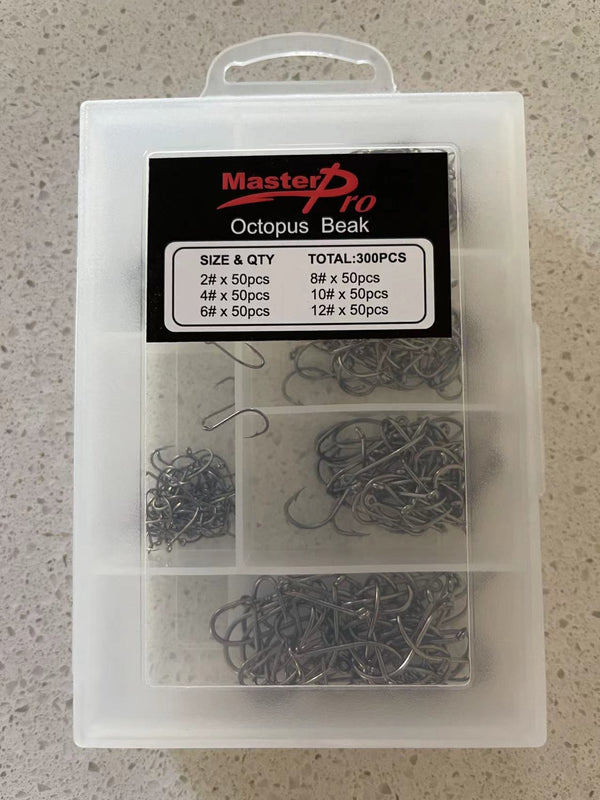 300 X Chemically Sharpened Octopus Hooks small sizes 2/4/6/8/10/12# Fishing Tackle - Bait Tackle Direct