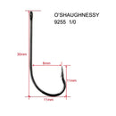 100 pcs 1/0 Chemically Sharpened O'Shaughnessy Hooks Fishing Tackle - Bait Tackle Direct
