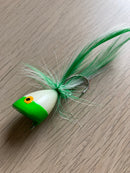 40/100pcs x Small New Generation Quality Surf Poppers GREEN - Bait Tackle Direct