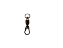 10pcs (2pks) Ball Bearing Swivel with Split Ring Size 4# 5# 6# 15-45kg