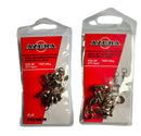 10pcs (2pks) Ball Bearing Swivel with Split Ring Size 4# 5# 6# 15-45kg