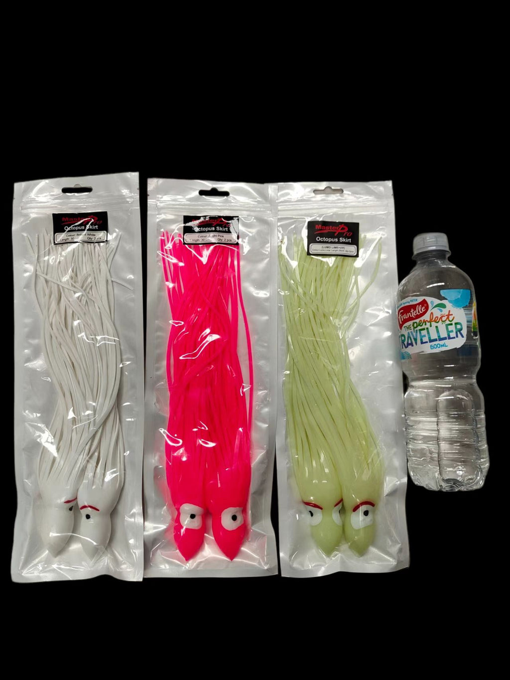 Large lure roll+Assorted Skirts Bundle