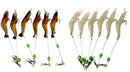 12 pre-rigged soft prawn lures in 2 proven colours, built for Australian saltwater fishing.