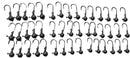 MasterPro Jighead Hook Kit – 45PCS Mixed Sizes + Bonus Tackle Box