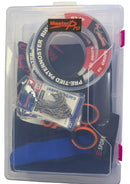 Winter Surf Fishing Kit – Windproof Beanie & Neck Gaiter + 40LB Ready Rigs, Hooks & Claw Sinkers – FREE Tackle Box – AU Beach Fishing