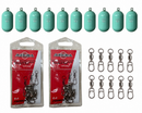 🎣 MASTERPRO 200g (7.15oz)Heavy Duty Fishing Sinker Kit  Built for Australian waters, this heavy-duty sinker kit is perfect for surf fishing, rock fishing, and deep water boat fishing.
