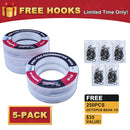 5X The MASTERPRO 10LB Pre-Tied Paternoster Rig System is designed for light tackle fishing Bouns $35.00 Hooks