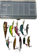 MasterPro Fishing Waist Pack with Rod Holder & Bonus 10Pcs Hard Lures Valued $20