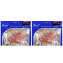 MASTERPRO Weighted Soft Shrimp Lures – 8pcs 9cm/10g – Saltwater Ready Fishing Tackle Hooks - Bait Tackle Direct