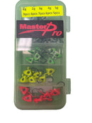 🎣 MASTERPRO Fish-Shaped Jighead & Soft Plastic Bundle – 100+ pcs (3cm)