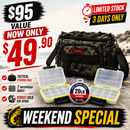 MASTERPRO Tactical Fishing Bag Kit WEEKEND SPECIAL – LIMITED STOCK