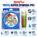 MasterPro 150m 100% Dyneema (PE) Multicolour Braid Fishing Line