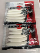 MASTERPRO 5/0 18 Pack 3/4oz Jig Heads – Heavy Duty Bullet Jig Hooks for Soft Plastics | Snapper, Flathead, Mulloway Bonus 10pcs Soft Paddle Tails At Valued $10.00 (A)
