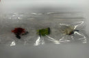 3 x Live Soft Plastic Crazy Crabs 3D Lures 5Cm 5g Fishing Hook 3Colours Tackle