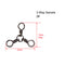 60 X CrossLine (3 Way) Swivel  in Size 2# Fishing Tackle - Bait Tackle Direct