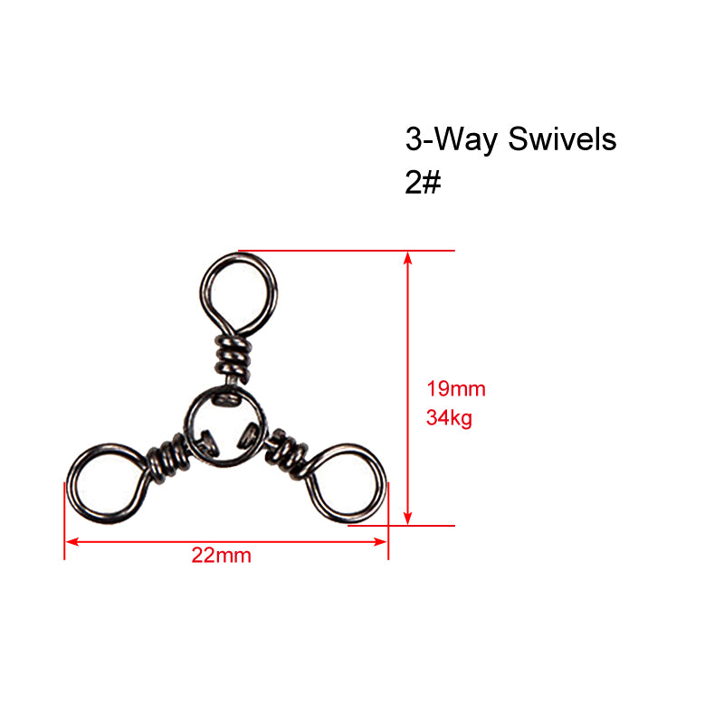 60 X CrossLine (3 Way) Swivel  in Size 2