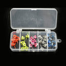 🎣 MASTERPRO Fish-Shaped Jighead & Soft Plastic Bundle – 100+ pcs (3cm)