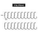 The MASTERPRO Skeleton Grip Jig Head 3.5g（1/8OZ） is designed for ultra-light soft plastic fishing in Australian estuary and inshore waters.