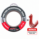 MASTERPRO 30LB Pre-Tied Paternoster Fishing Rigs – 20 Rigs per Spool, 80 Drops With $10 Hooks FREE!