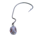 MasterPro Weedless Jig Head Kit – 24pcs Weighted EWG Hooks, Red Eye Jigheads & Weedless Rigs | 4 Sizes | Tackle Box Included | For Salt & Freshwater Structure Fishing (A)