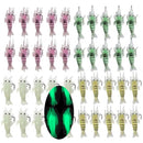 🔥 MASTERPRO Fishing Micro Shrimp Lures with Hook – 40pcs Assorted Pack Hook Tackle