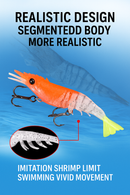 MasterPro Fishing Masterpro Realistic Shrimp Soft Lures – 6 Pack (3 Colors, 10.5cm, 11g)Tackle Hooks - Bait Tackle Direct