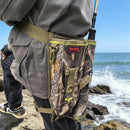 MasterPro Fishing Waist Pack with Rod Holder & Bonus 10Pcs Hard Lures Valued $20
