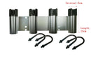 4 Hole Aluminum Boat/Bull Bar Rod Holder Rod Coaming Rack Fishing Tackle - Bait Tackle Direct