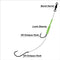 10 X Masterpro Reef & Snapper Running Lumo Fishing Rigs With Double Octopus Hook 5/0-6/0 - Bait Tackle Direct