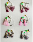 6 x 5/0 Custom Designed Snapper Fishing Rigs In 3 Colours Tackle - Bait Tackle Direct