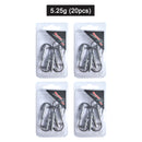 20x MASTERPRO 5.25g (3/16oz) spine-style jig heads, ideal for soft plastics and finesse fishing in Australian estuaries.