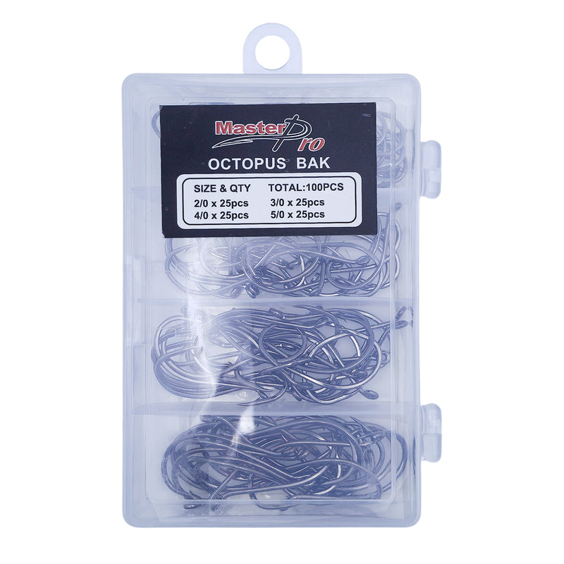 100 pcs size 4 fish hooks MASTERPRO 100pcs Octopus Beak Hooks – Sizes 2/0, 3/0, 4/0, 5/0 Fishing  Tackle