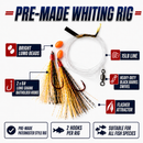 20 x Custom Designed Whiting Rigs 4 Colours With LONG SHANK Baitholder Hook's Size