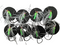 MASTERPRO 8pcs Sliding Skirt Fishing Rigs – White Skirt with 4/0 Inline Circle Hook & 40lb Leader - Bait Tackle Direct